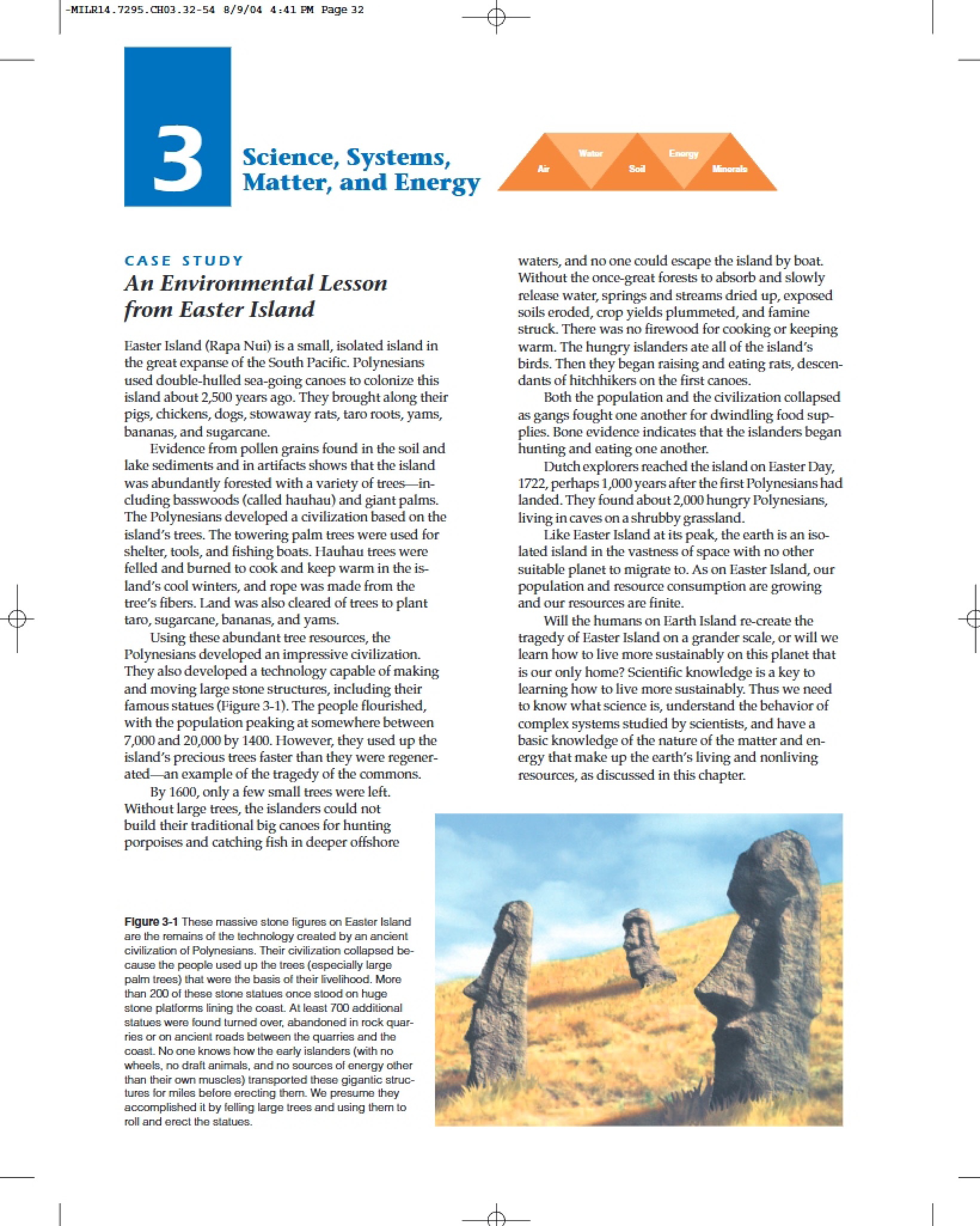 Energy, Matter, and Systems in Science
