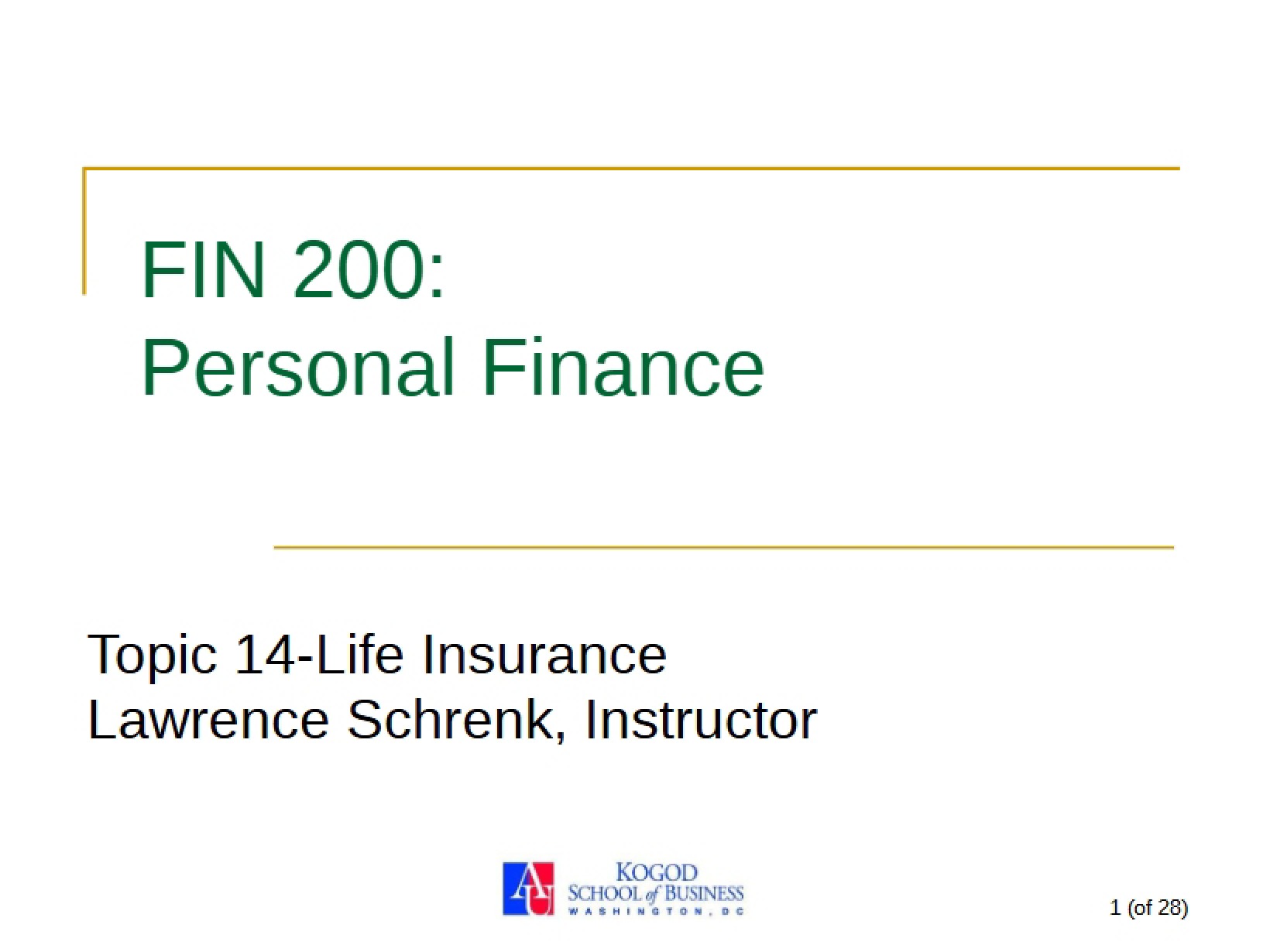 Insurance Life