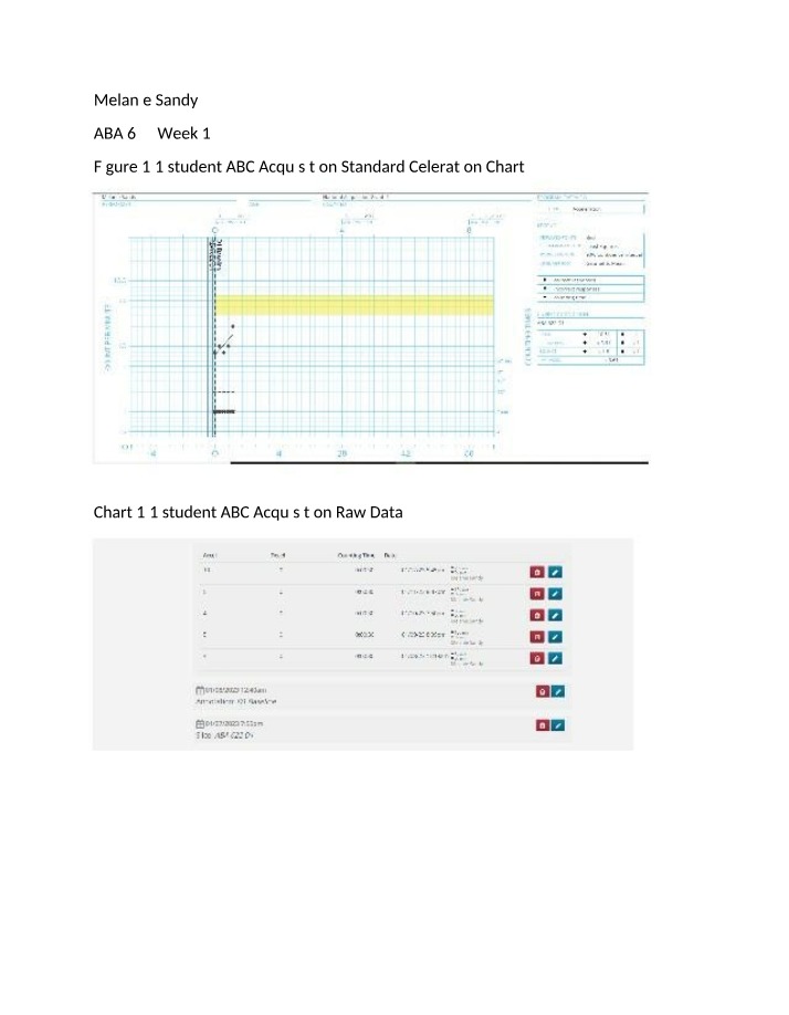 Student ABC Acquisition and Fluency Data - Week 1 Analysis
