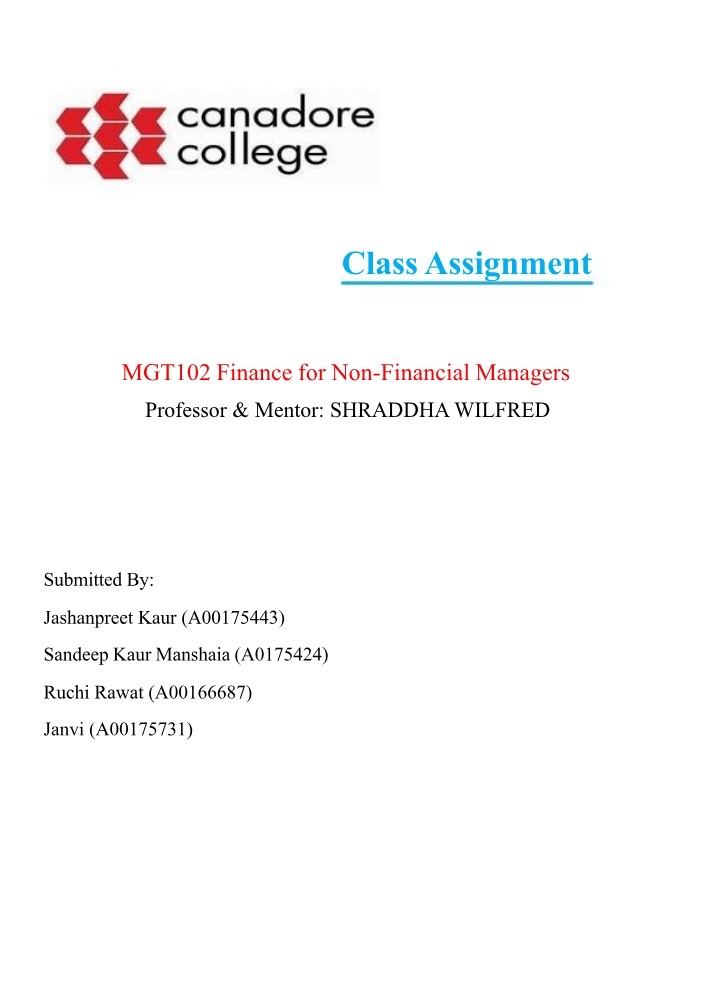 Financial Reporting and Accounting Principles for Non-Financial Managers