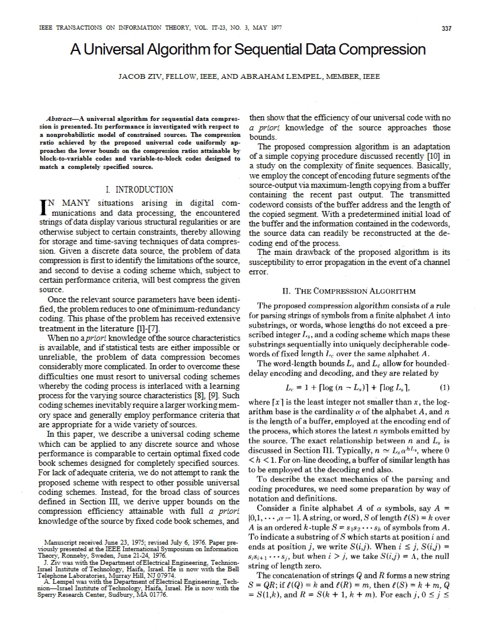 Universal Algorithm Concepts