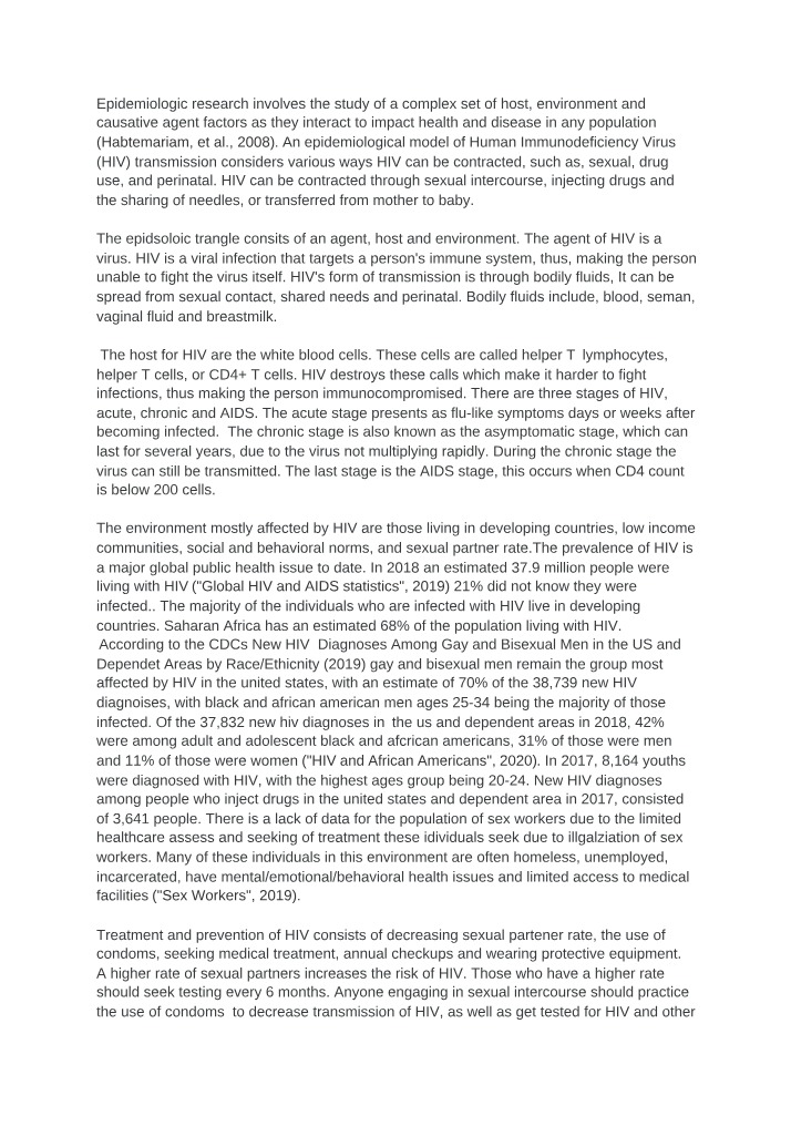 HIV Transmission, Impact, and Prevention Measures