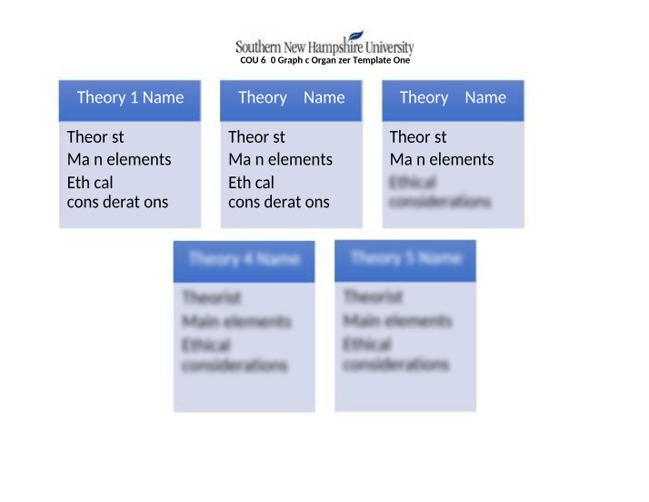 Template One - Graphic Organizer