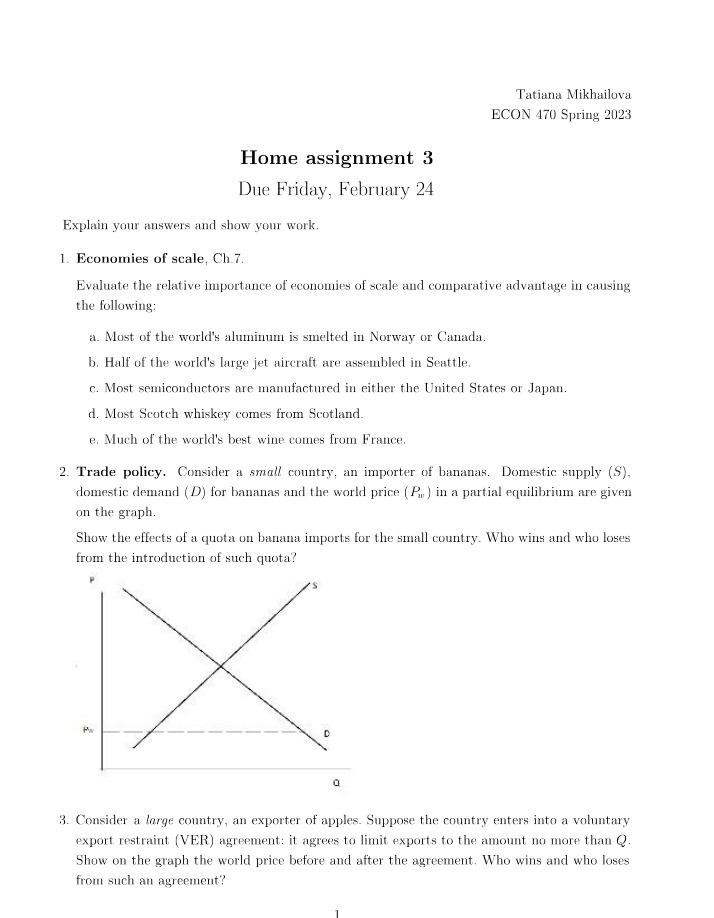ECON470 Home Assignment 3