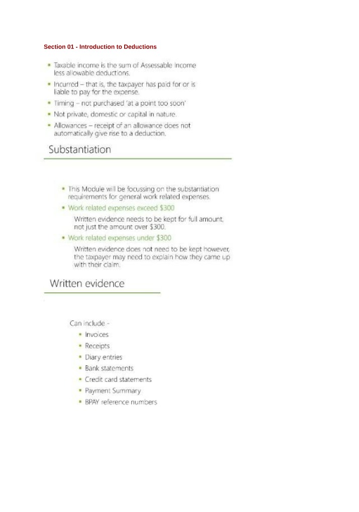 Work Related Clothing Deductions