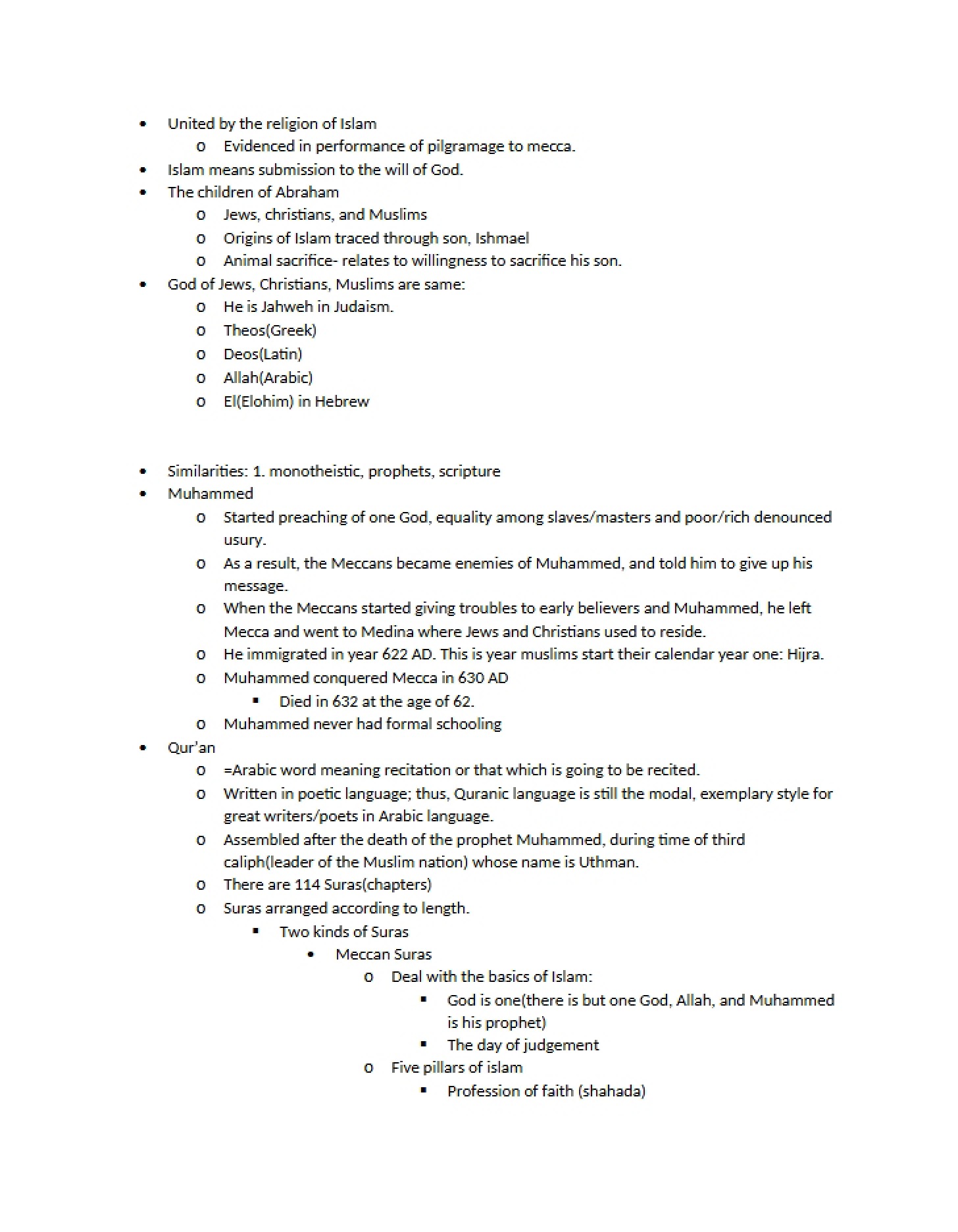 Course Notes