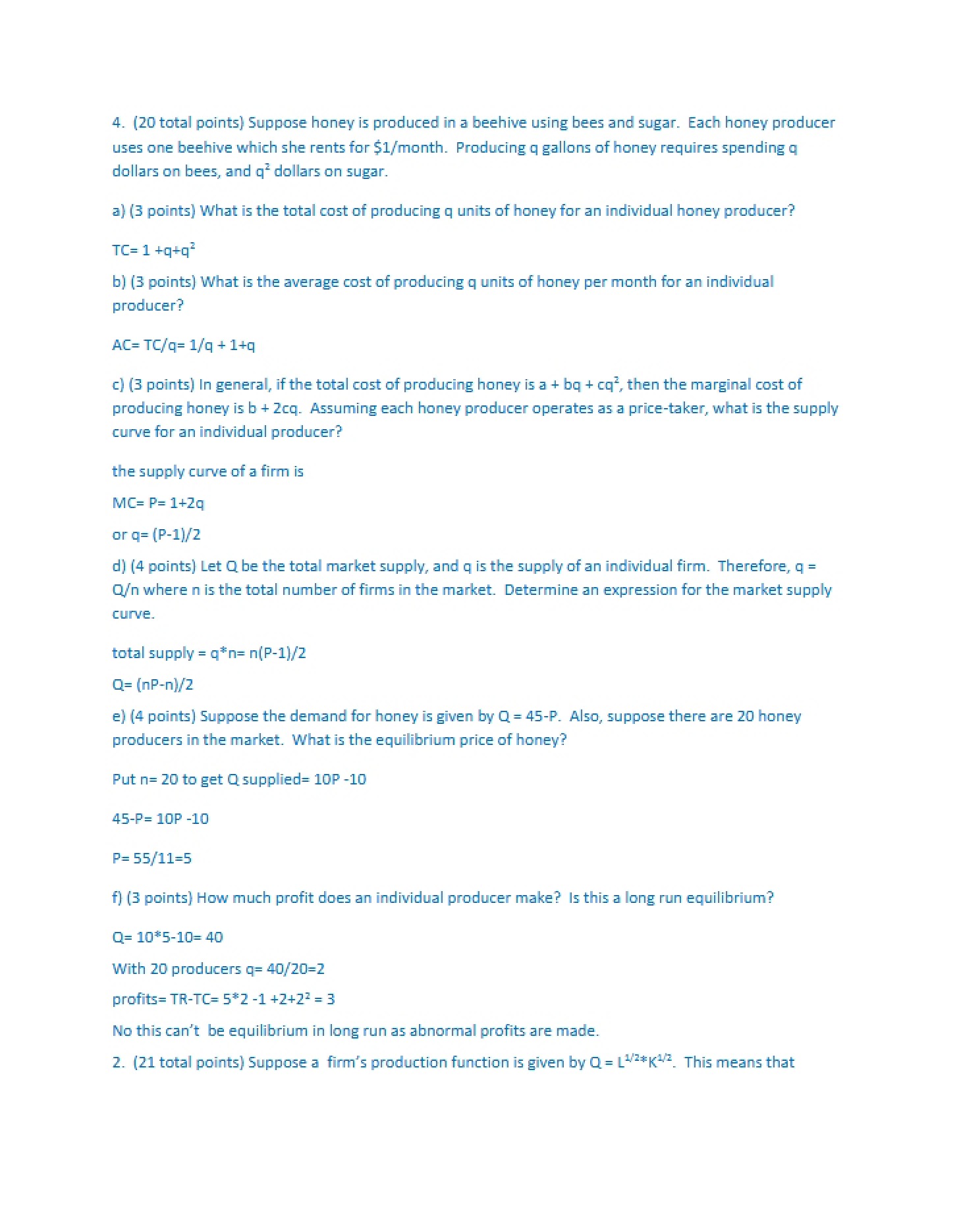 Key for Homework 5