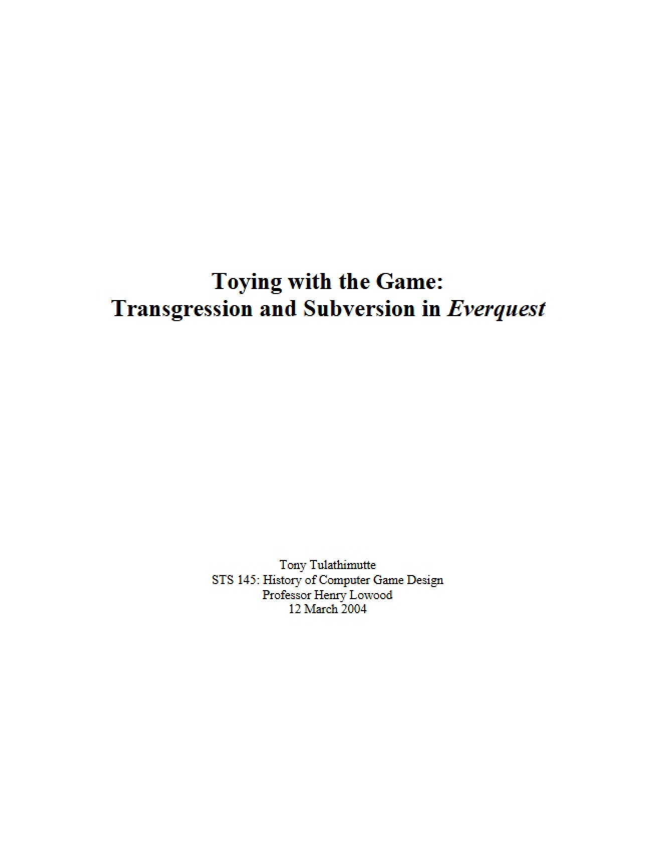 In-depth Study Guide for Computer Game Design