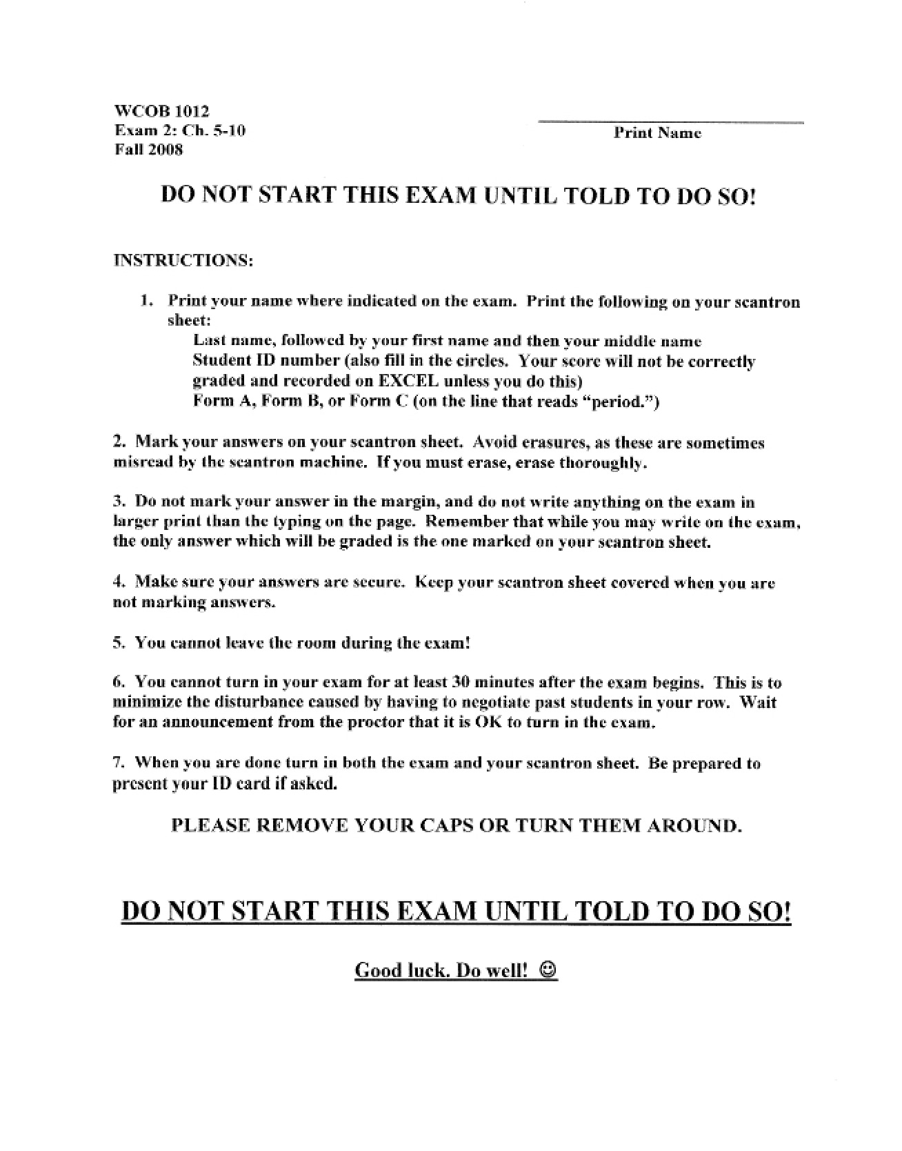 Final Exam for Business Law