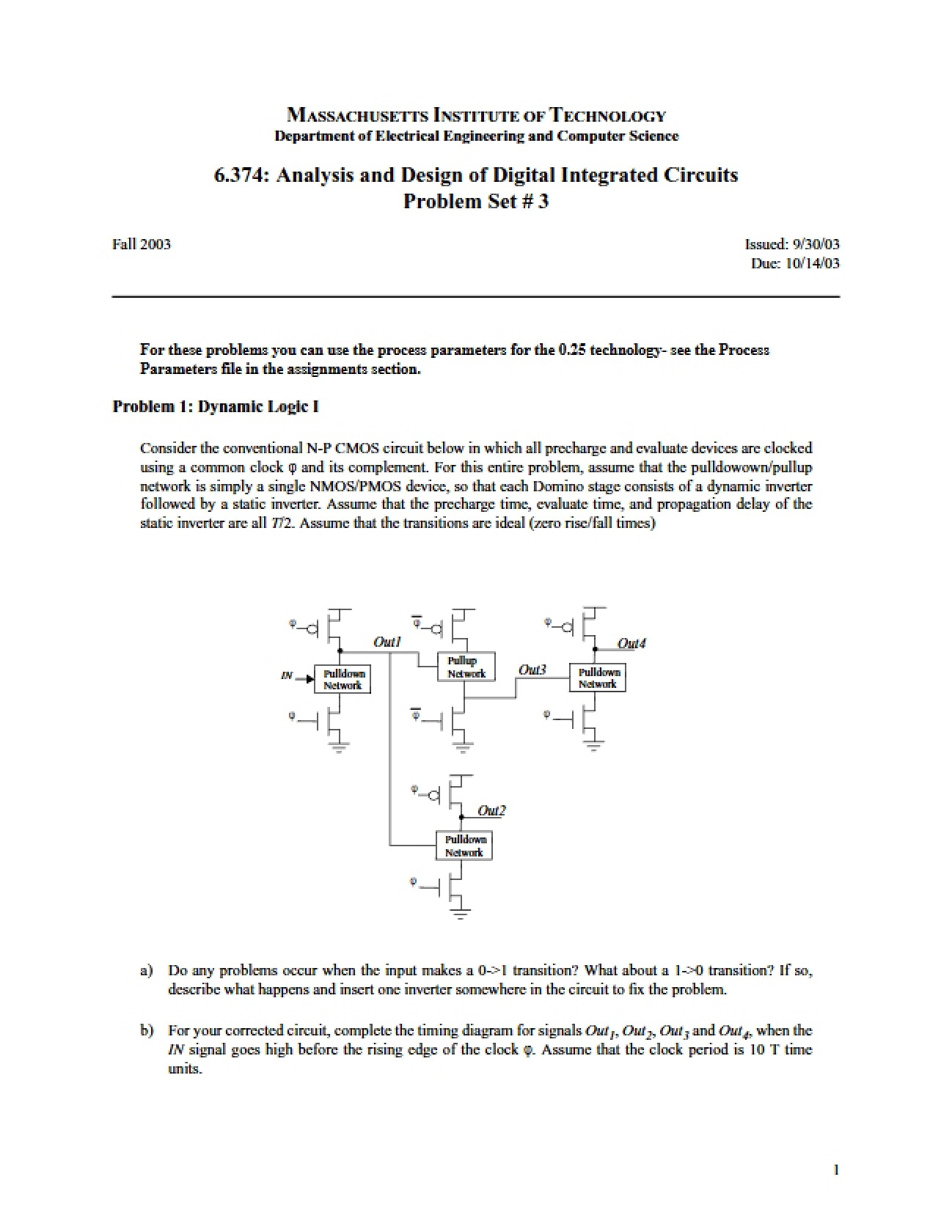Third Problem Set