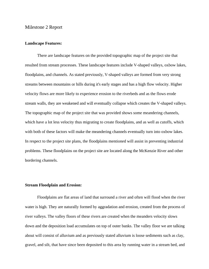 ESC1000 - Milestone 2 Report