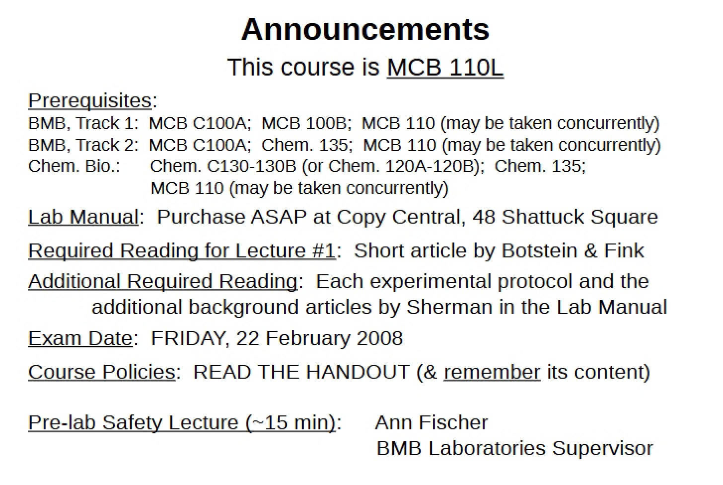 Notes for Section 1