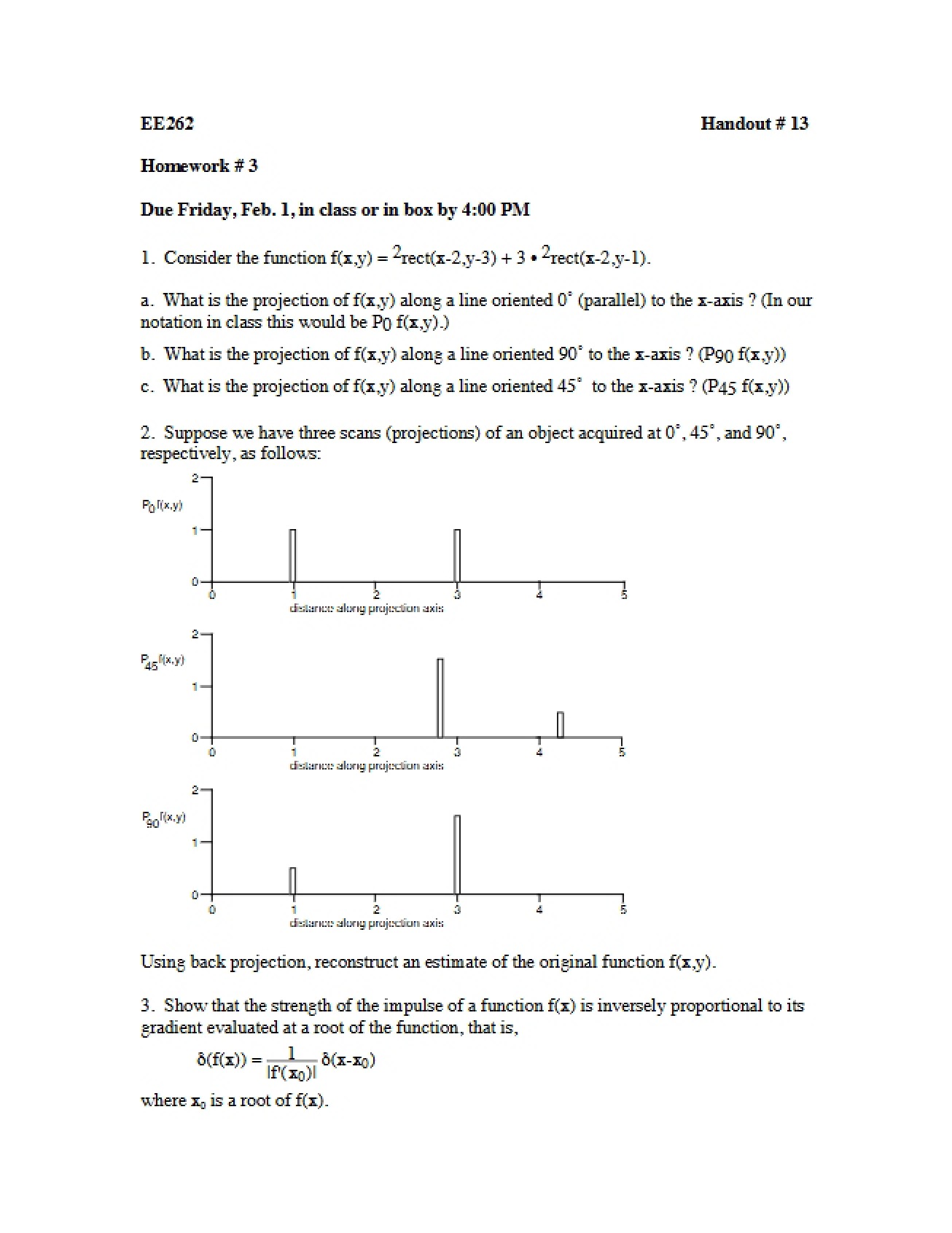 Study Notes for a Two-Dimensional Imaging Course