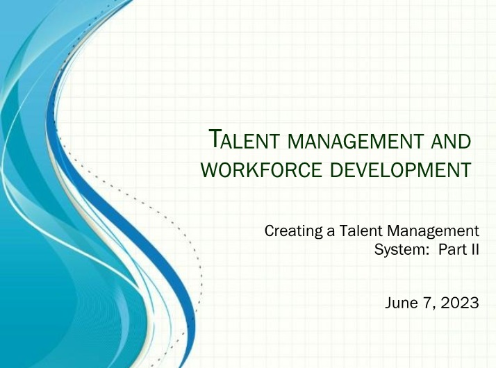 TMWD Class Session 3 - June 7, 2023