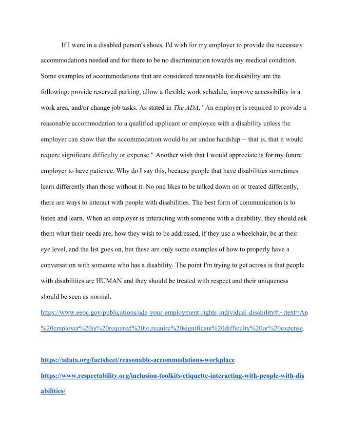 Disability Rights and Reasonable Accommodations in the Workplace