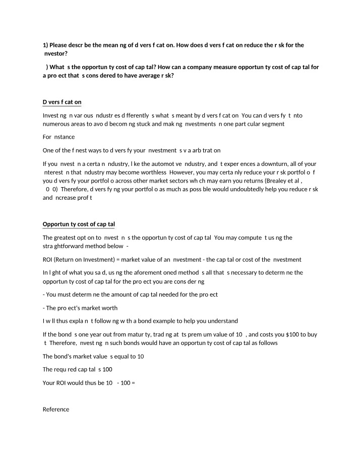 Week 8 DB - Managerial Finance