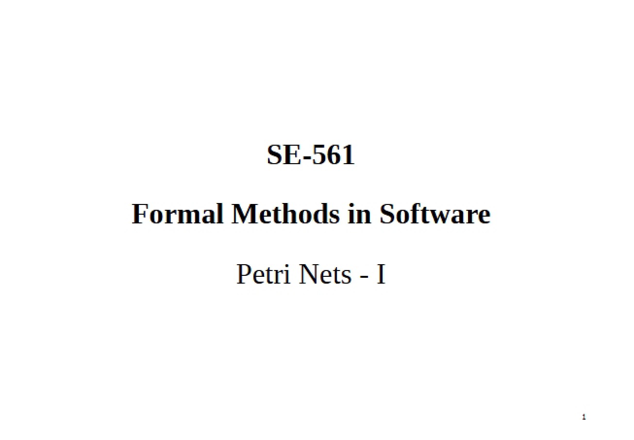Software Formal Methods