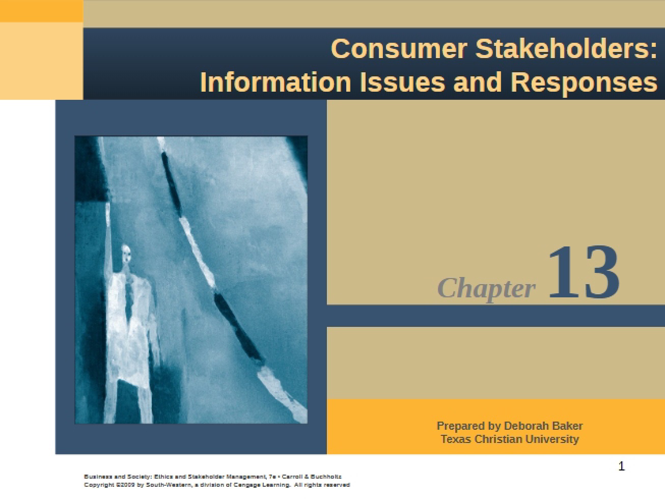 Information Issues, Responses, and Consumer Stakeholders