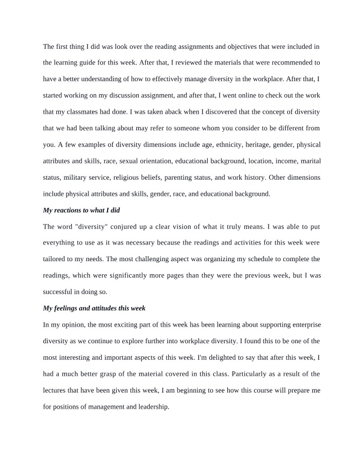 BUS3306 Learning Journal 7