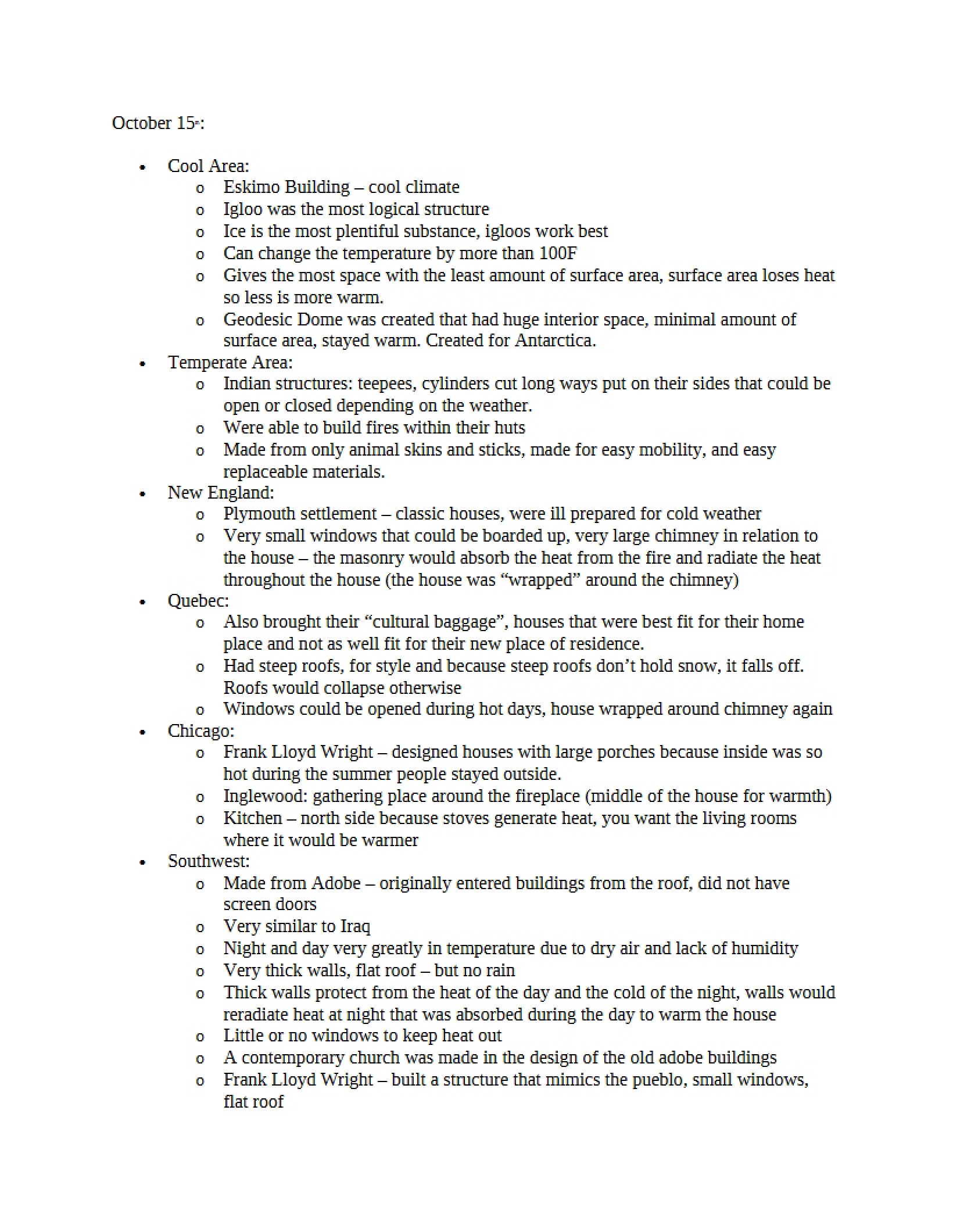 Landscape Arch Notes