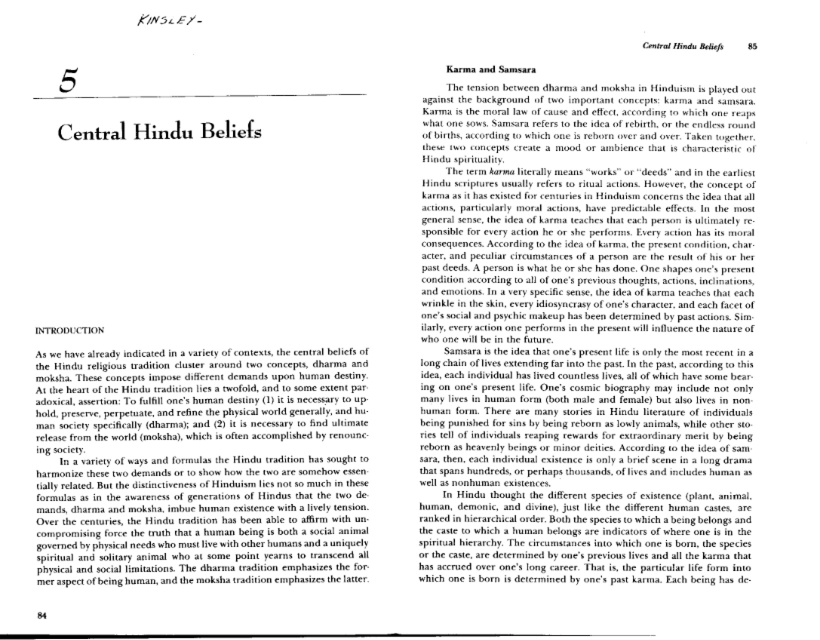 Beliefs of Hinduism