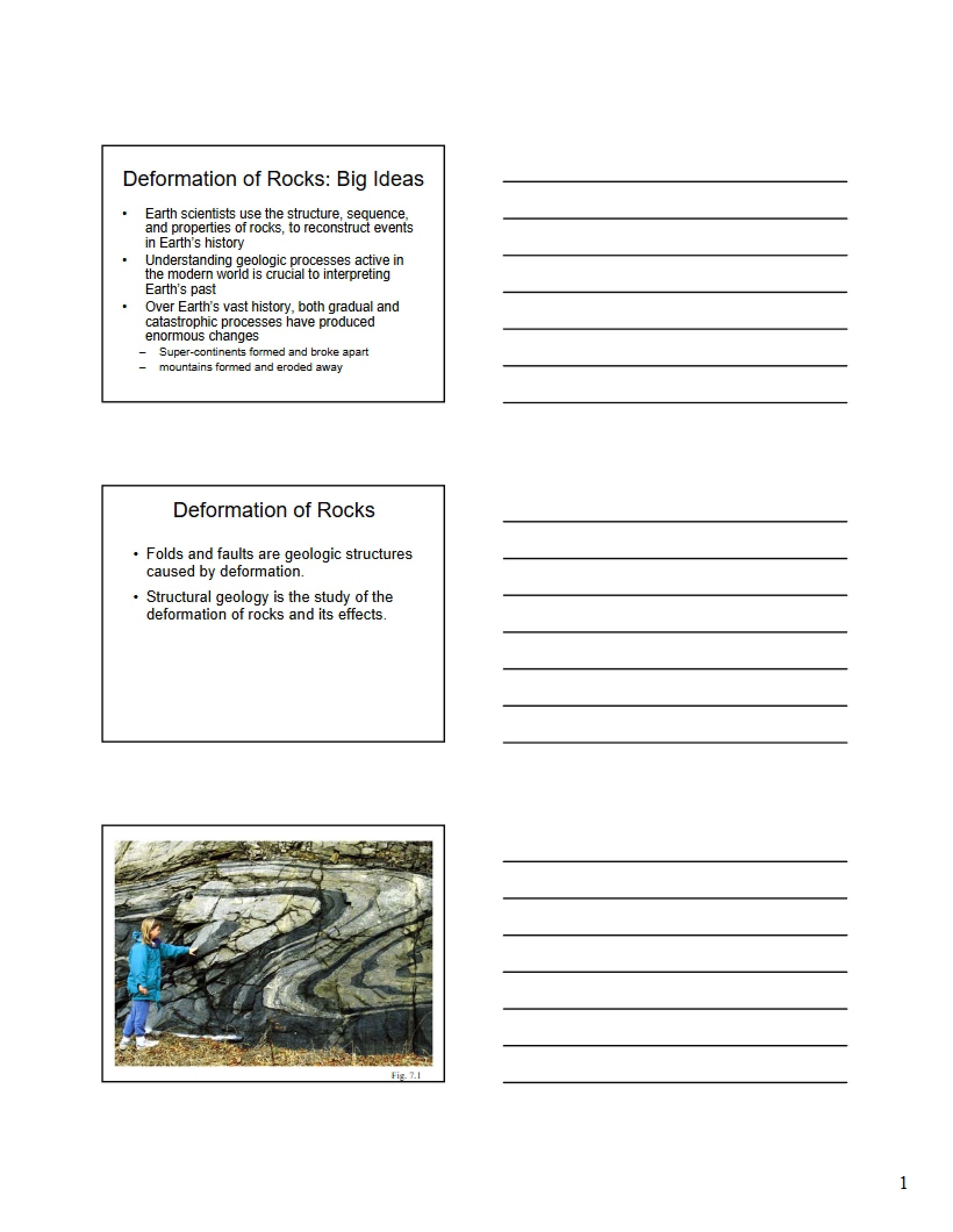 Rock Deformation Processes