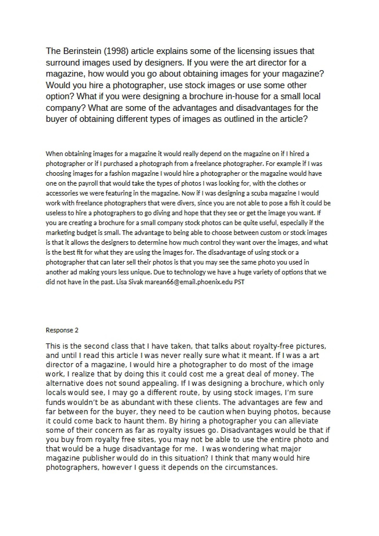 Graded Task