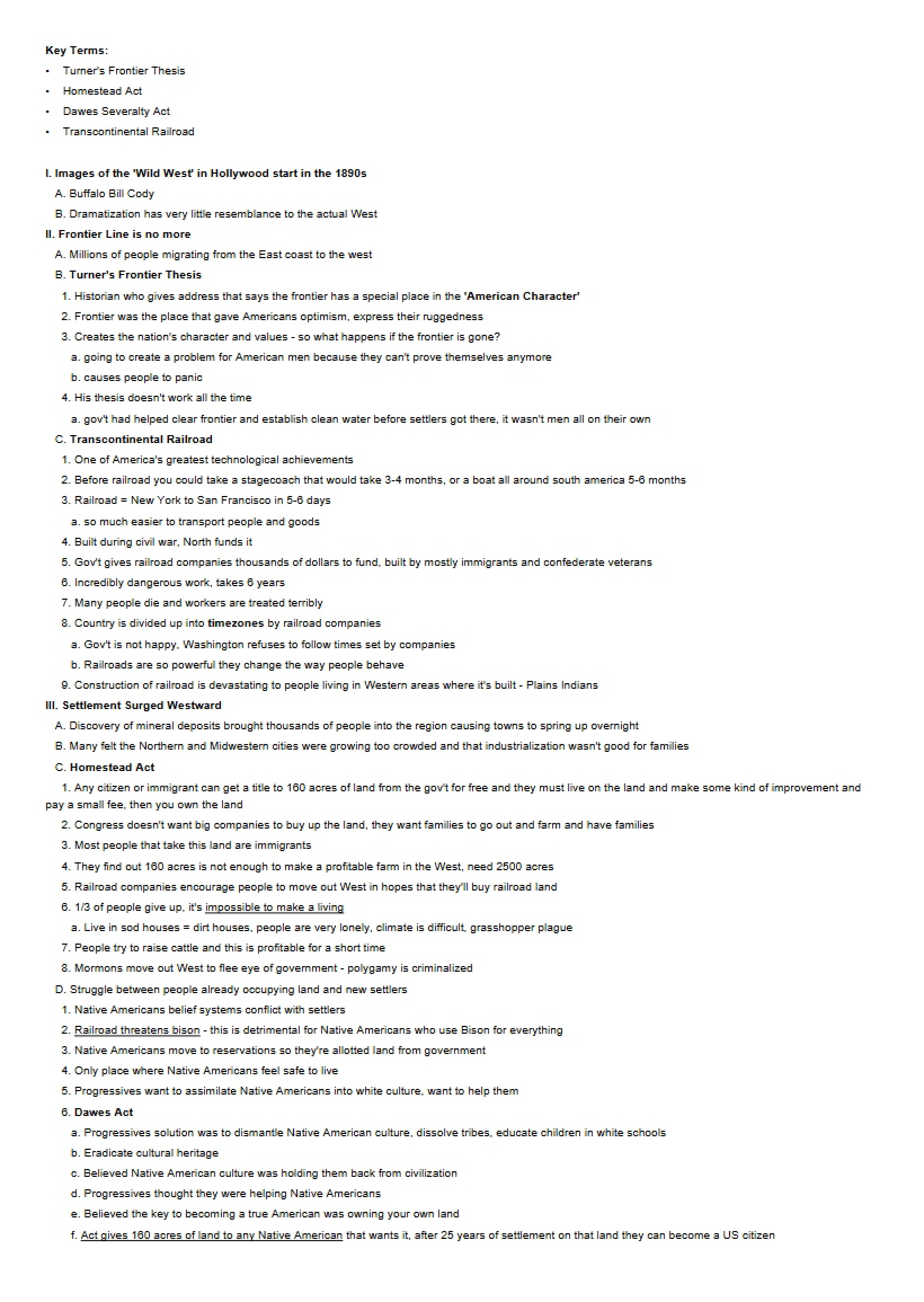 Course Notes