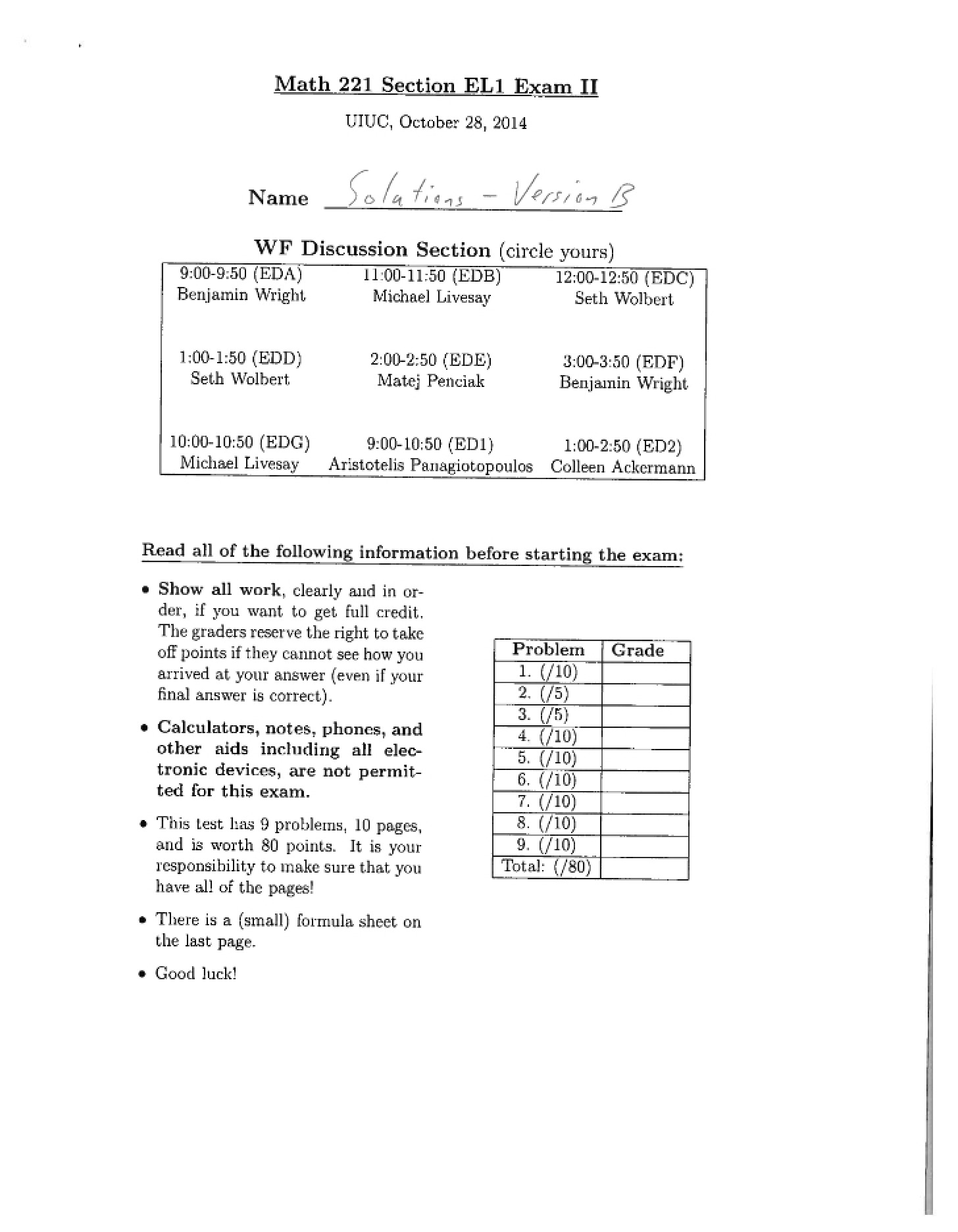 Key Midterm 2b
