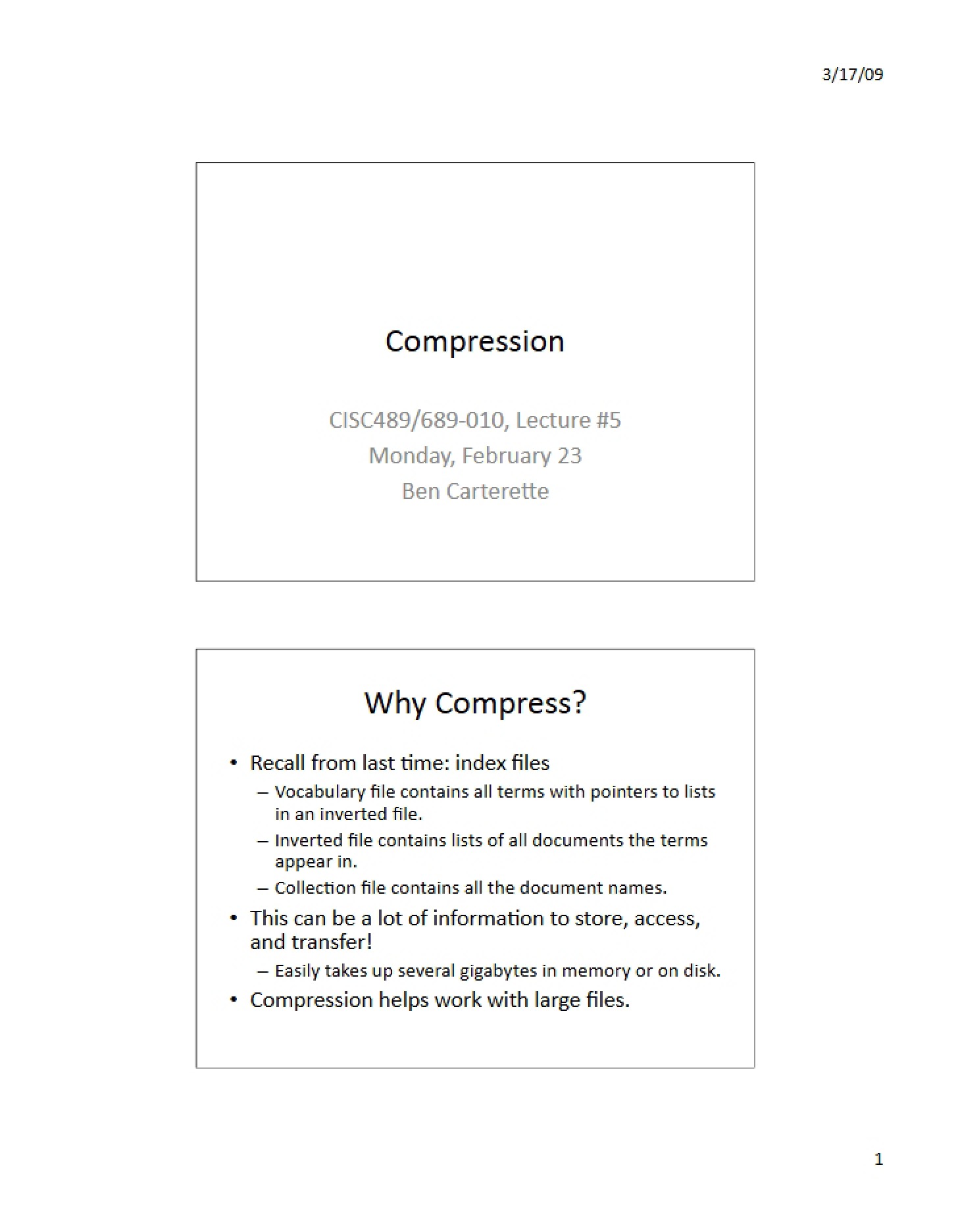 Data Compression