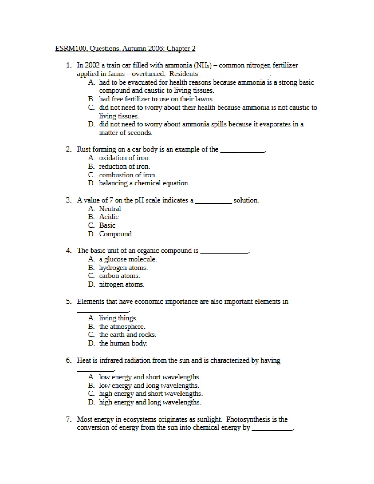 Materials for Studying - 4 Pages