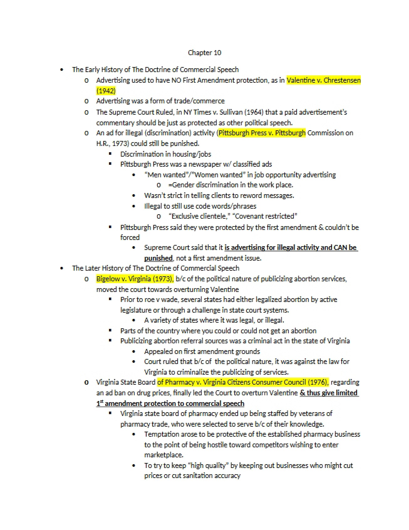 Journalism Law Ch 10