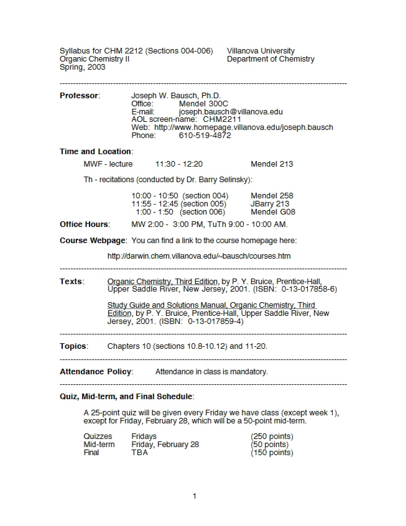 Academic Syllabus