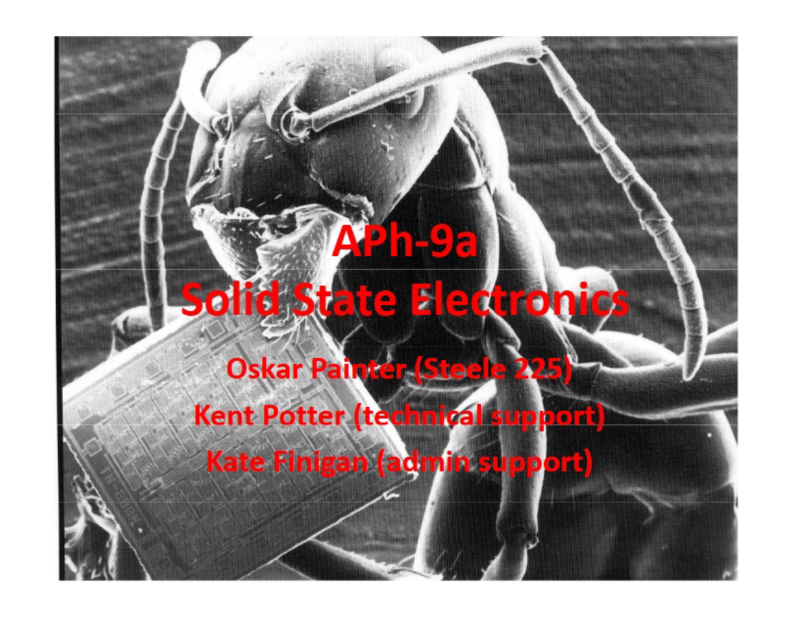 Electronics in Solid State