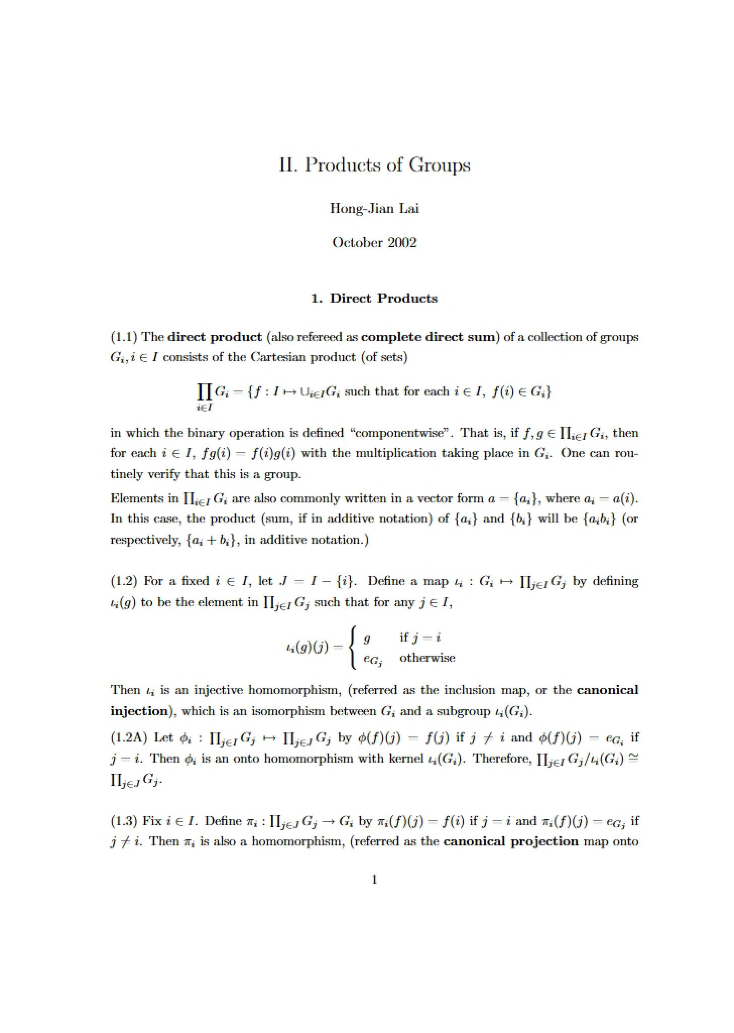 Group Products
