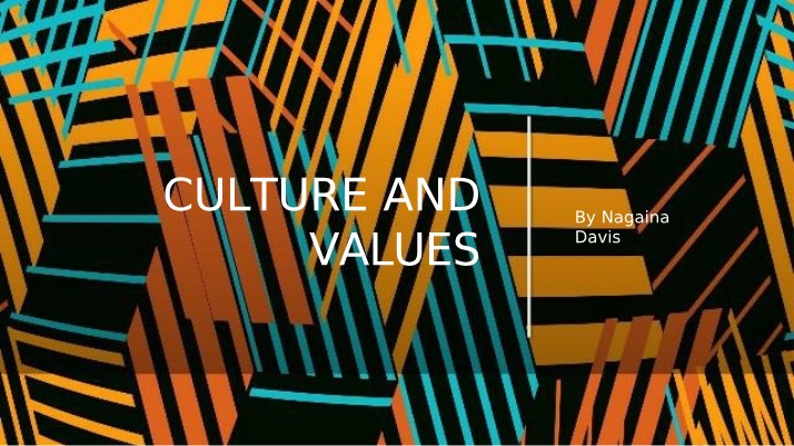Powerpoint on Culture and Values