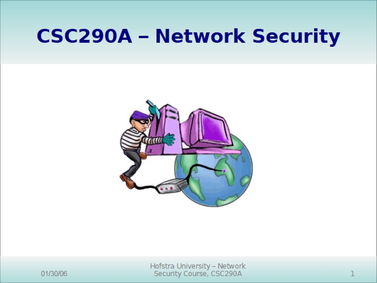 Network Security Course Overview