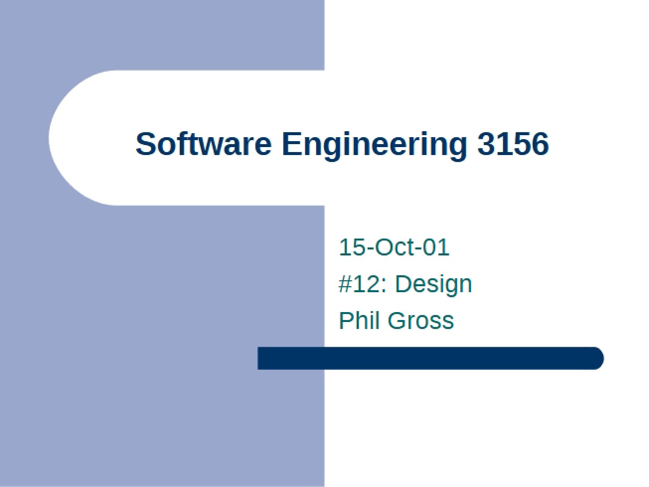 Software Engineering Design