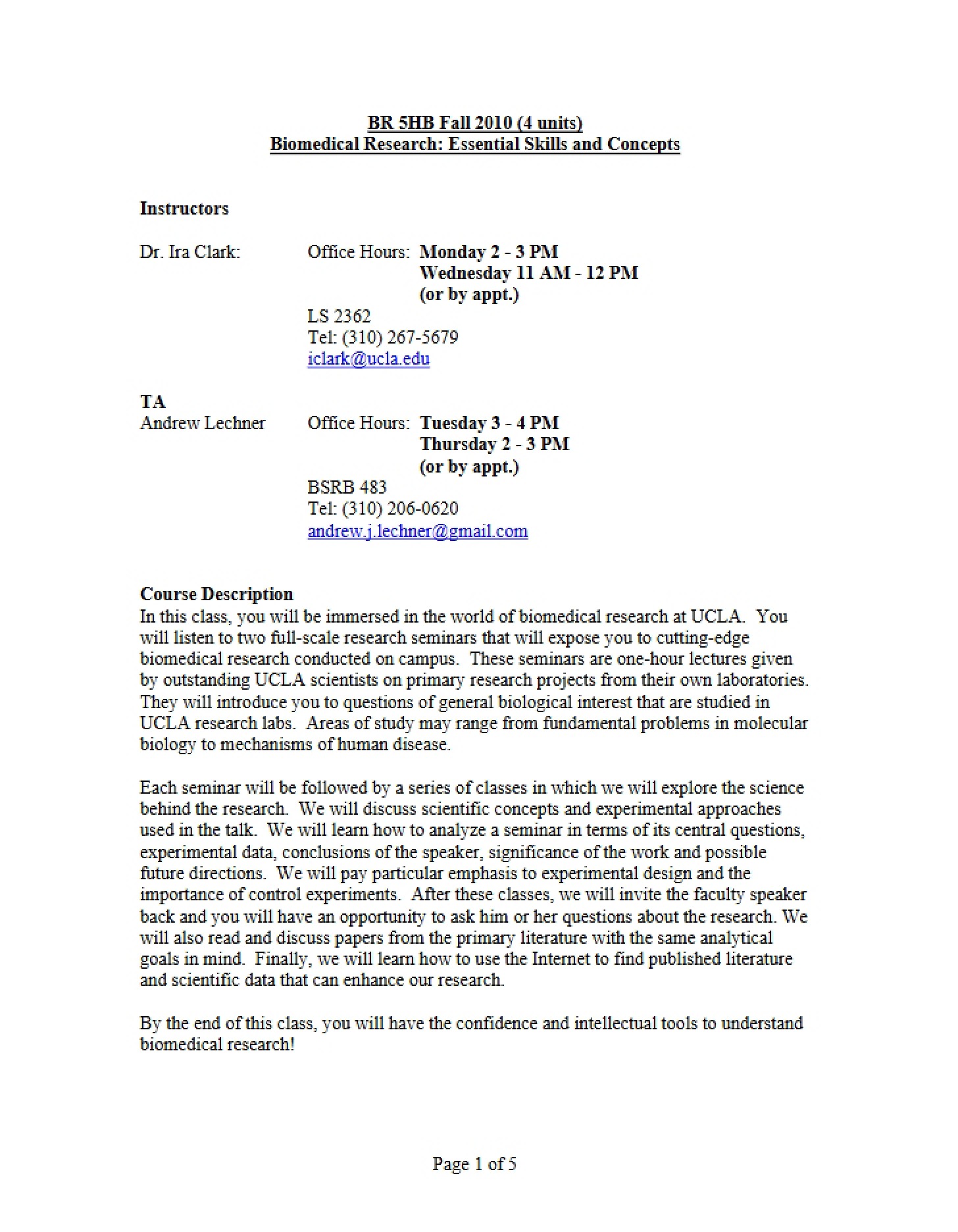 Module Syllabus