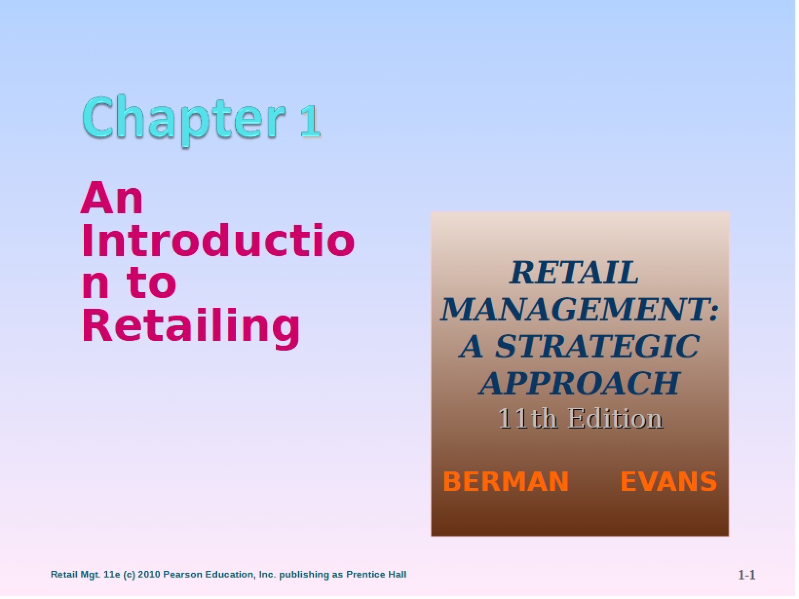 Retailing Introduction