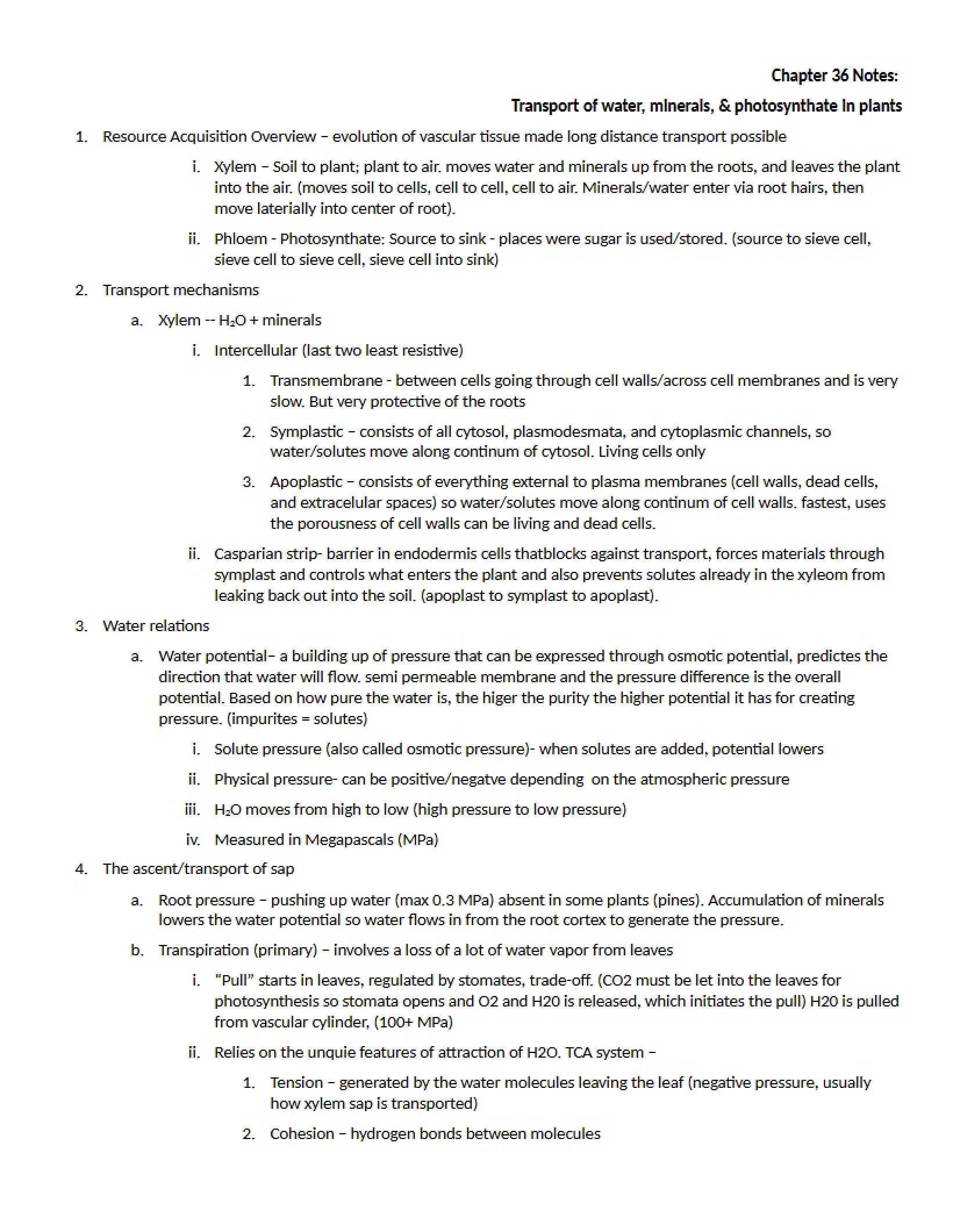 Lecture Notes Chapter 36