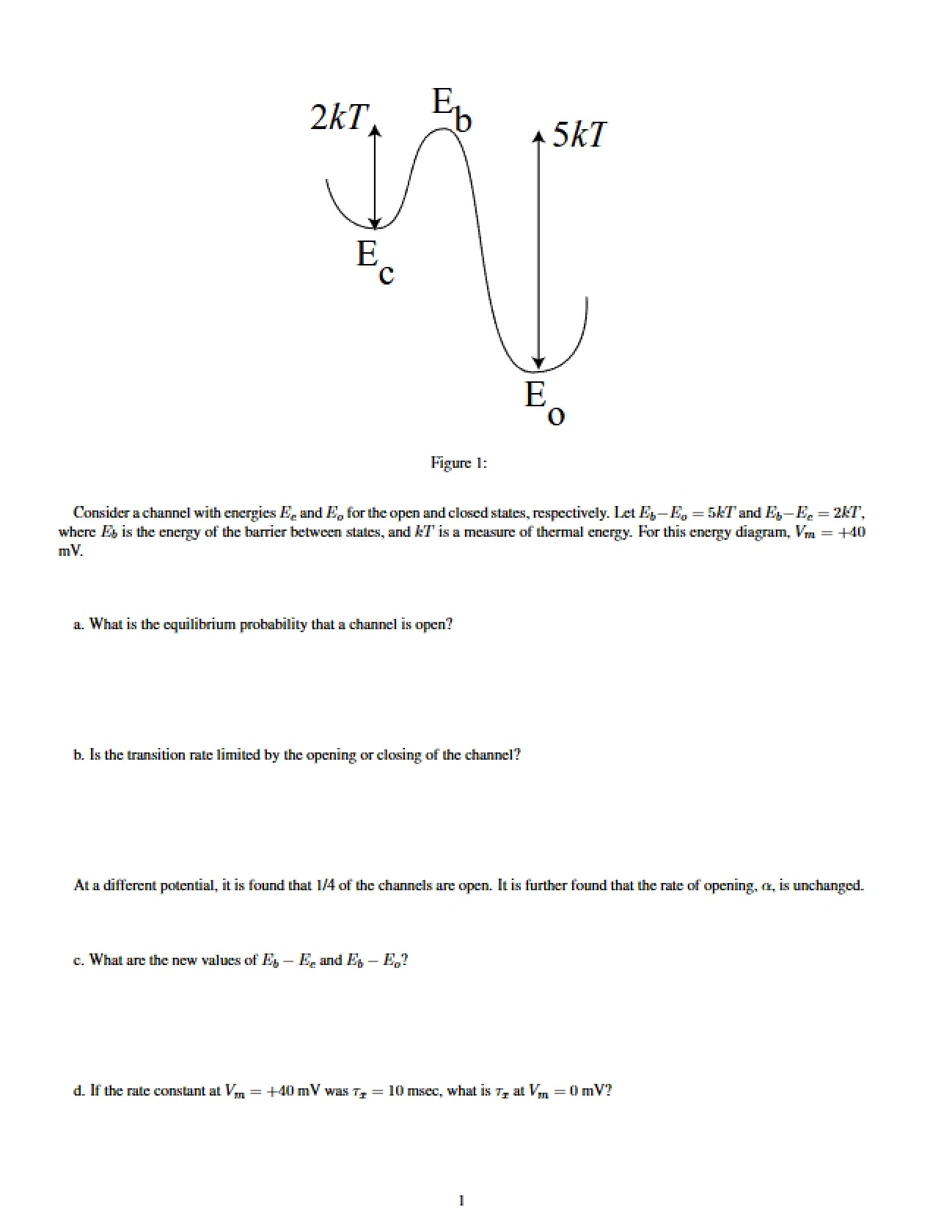 Quantitative Physiology Study Notes