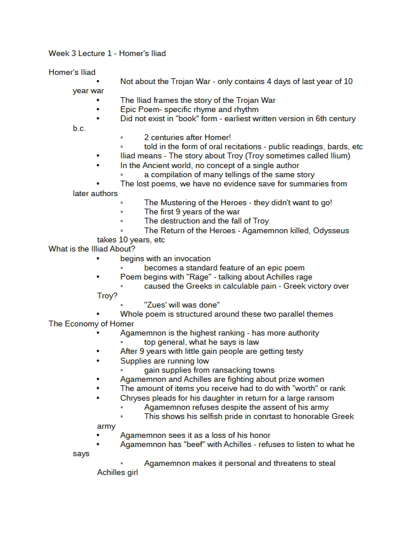 Iliad by Homer