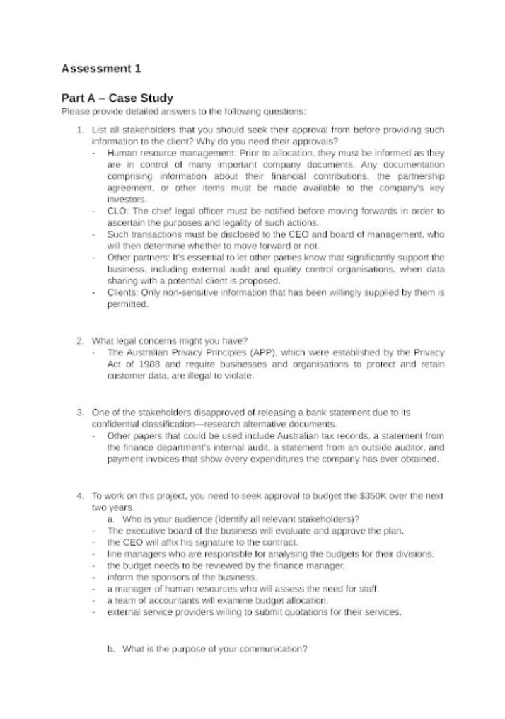 Communicate with Influence - Assessment 1
