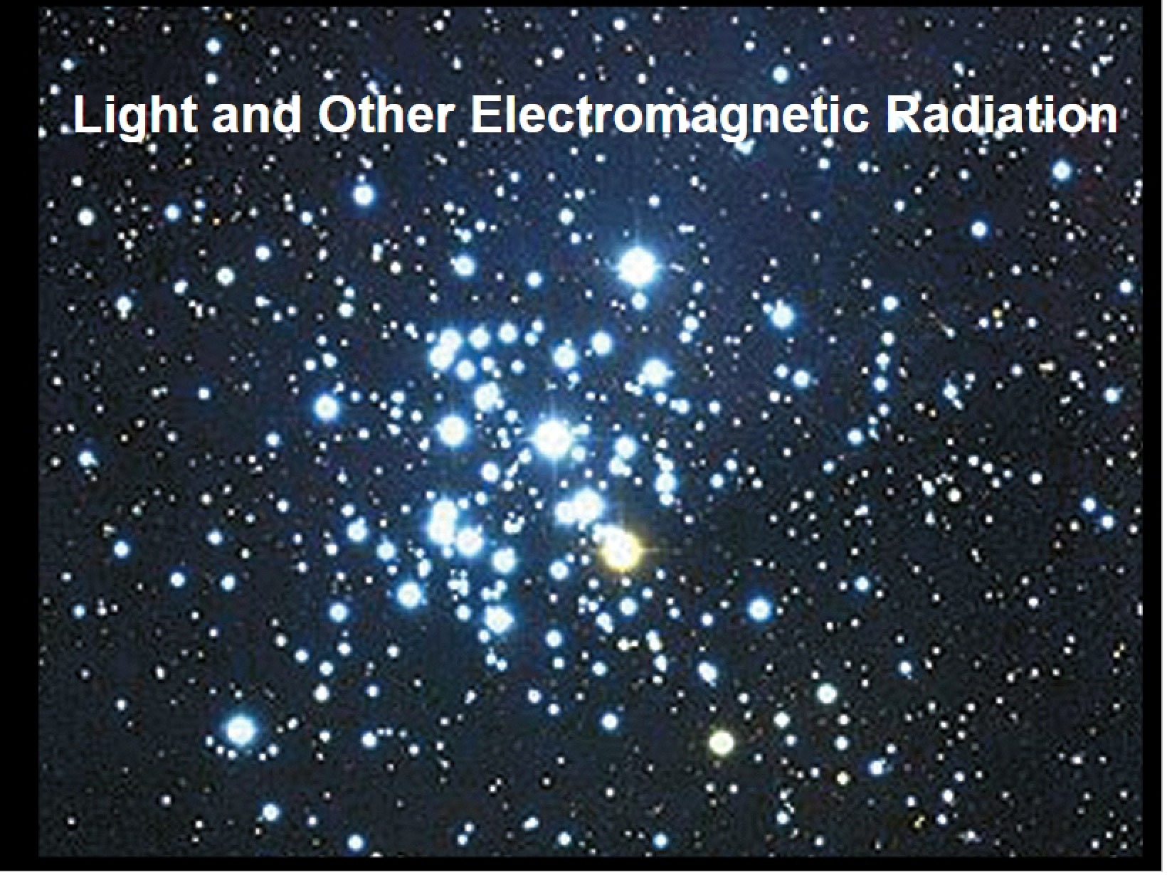 Radiation (Electromagnetic) and Light