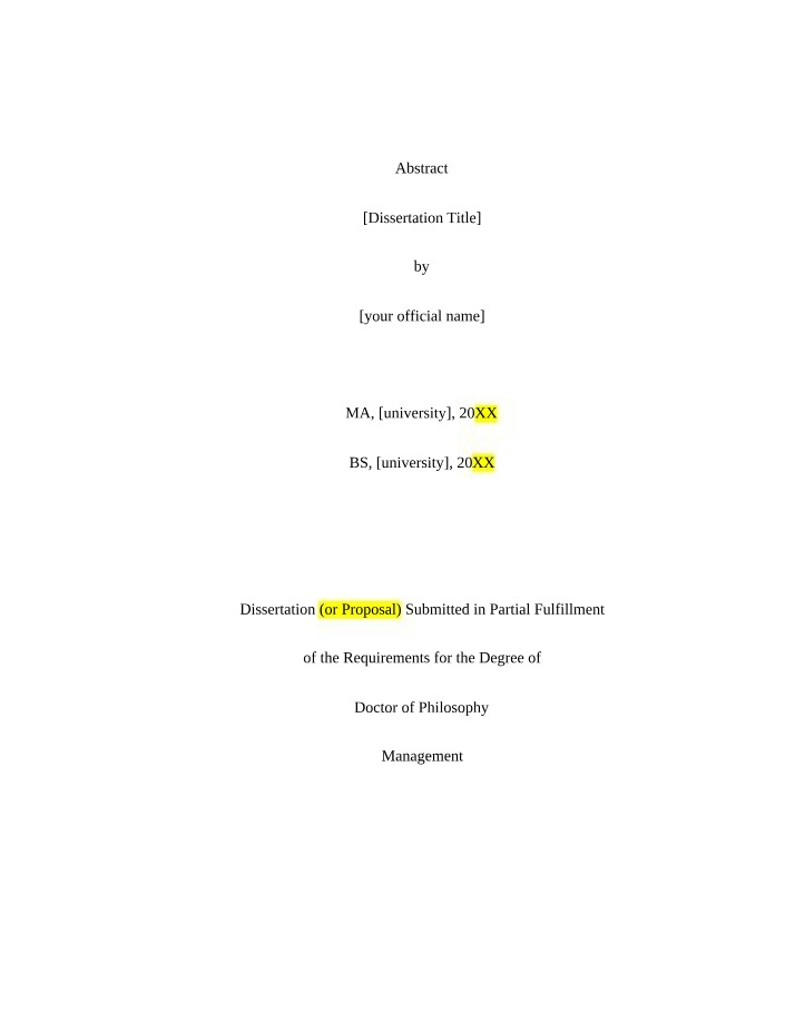 PhD Management Annotated Qualitative Dissertation Template (APA 7)