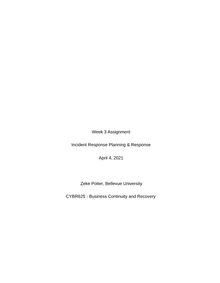 Effective Strategies for Incident Response Planning