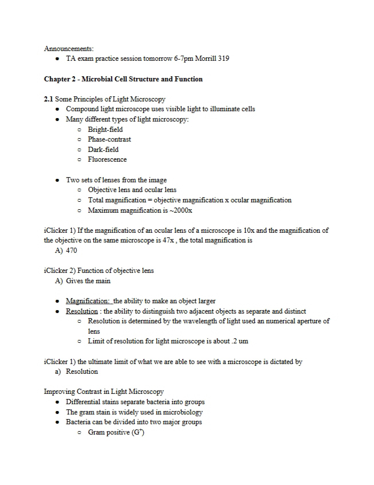 Sep 11 Notes (Ch 2)