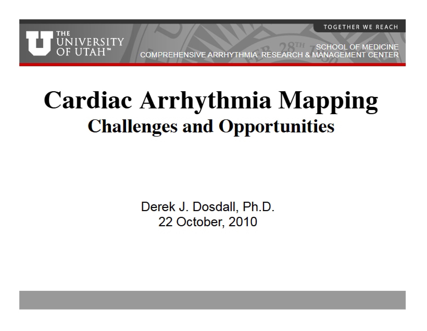 Mapping Cardiac Arrhythmia