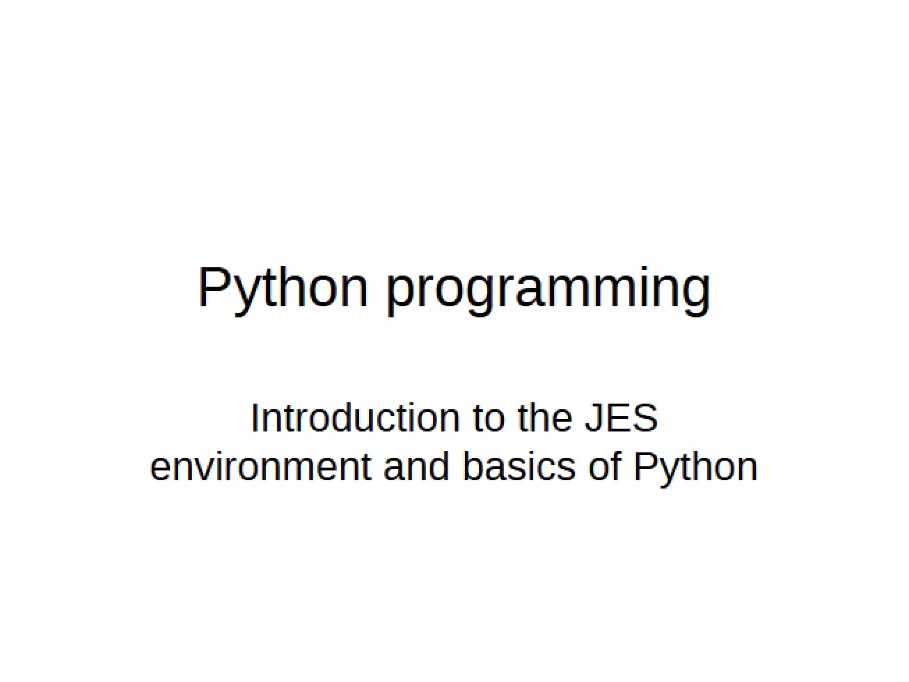 Fundamentals of C